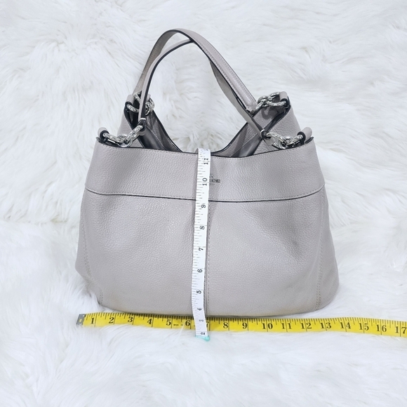 Coach Lexy Shoulder Beige Leather Purse - Picture 7 of 15